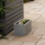 Pot Strata 60 x 31 x 32 cm Ciment Plastique Rectangulaire