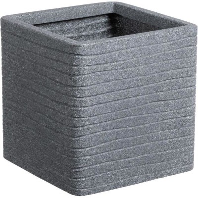 Pot Strata Banbury 31 x 31 x 31 cm Ciment Plastique Carré
