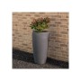 Plant pot Strata White 40 x 40 x 75 cm