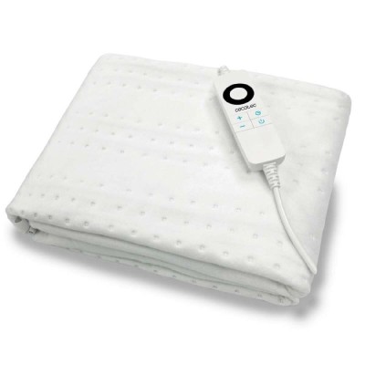 Cecotec Manta Électrique HeatConfort Blanche 100W 150x80 cm Réglable