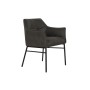 Chair DKD Home Decor Black Dark brown Dark grey 60 x 60 x 84 cm