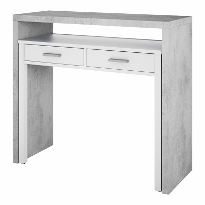 Bureau Forés Blanc 98,5 X 36 X 87,5 CM Métal MDF