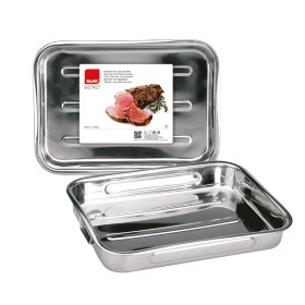 Plat à gratin Ibili Acier inoxydable 7,4 l Argenté Plat à gratin Ibili Acier inoxydable 7,4 l Argenté