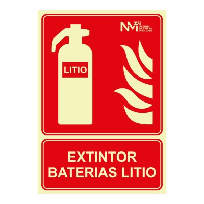 Sign Normaluz 21 x 30 cm PVC Extinguisher