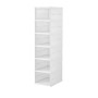 Shoe Rack Fulmo White Hard plastic 25,5 X 34,5 X 105 CM