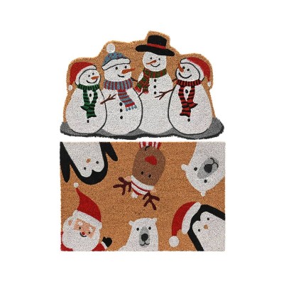 Doormat Coconut Fibre Christmas