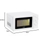 Microwave Adler AD 6205 White Black 700 W 20 L