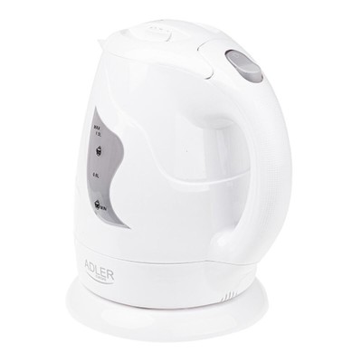 Bouilloire et Théière Adler AD 08w Blanc 1 L Plastique