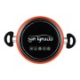 Casserole avec Couvercle San Ignacio valencia experto Orange Ø 24 cm