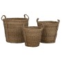Basket set Home ESPRIT Natural Seagrass (3 Pieces)