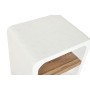 Nightstand Home ESPRIT White Natural 50 x 40,5 x 55,5 cm