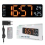 Horloge Murale avec Thermomètre Hama 00222224 Blanc Noir