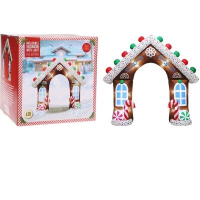 Décorations de Noël Lifetime Multicouleur Petit maison Bonbons 290 x 70 x 270 cm Gonflable