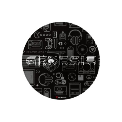 Tapis Gaming Genesis Tellur 300 - Gear Ø 100 cm Multicouleur Polyester Ronde