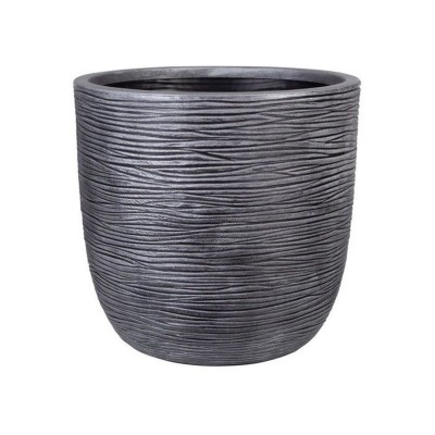 Pot Strata Gris Plastique 43 x 41 x 43 cm