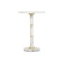 Side table Home ESPRIT White Golden 41 X 41 X 58 CM