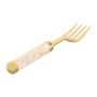 Cutlery Home ESPRIT White Golden Stainless steel Mother of pearl 4,5 X 2 X 21 CM 16 Pieces