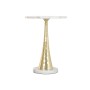 Side table Home ESPRIT White Golden 41 x 41 x 53 cm