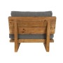 Armchair Home ESPRIT Black Natural 95 x 88 x 75 cm