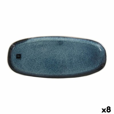 Serving Platter La Mediterránea Savina Oval Ø 33 x 14,6 x 2,5 cm (8 Units)