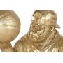 Figurine Décorative Home ESPRIT Doré Gorille 54 X 46 X 60,5 CM