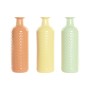 Vase Home ESPRIT Green Beige Terracotta Dolomite 13 x 13 x 41 cm (3 Units)