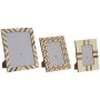 Cadre photo Home ESPRIT Blanc Naturel Résine Os Moderne (3 Unités)