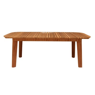 Table de Salle à Manger Home ESPRIT bois de teck 200 x 90 x 74 cm