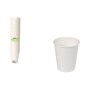 Set of reusable glasses Algon White 250 ml 50 Pieces (18 Units)