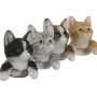 Figurine Décorative Home ESPRIT Marron Noir Gris 8 x 8 x 10 cm (4 Unités)