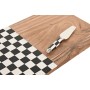 Cutting board Home ESPRIT White Black Natural Modern 20 X 38 X 1,5 CM (4 Pieces)