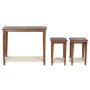 Set of 3 tables Home ESPRIT Brown 95 x 40 x 81 cm (3 Pieces)