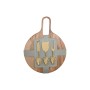 Cutting board Home ESPRIT Golden Natural Modern 30 x 40 x 1,5 cm (4 Pieces)