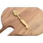 Cutting board Home ESPRIT Golden Natural Modern 30 x 40 x 1,5 cm (4 Pieces)