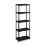 Shelves Terry 3060/5 Black Resin 5 Shelves