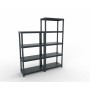 Shelves Terry 3060/5 Black Resin 5 Shelves