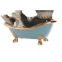 Figurine Décorative Home ESPRIT Noir Multicouleur 20 X 14,5 X 15,5 CM (3 Unités)