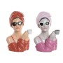 Figurine Décorative Home ESPRIT Rouge Corail Femme 20 X 18,5 X 29 CM (2 Unités)