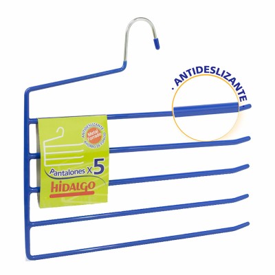 Cintre multiple pour pantalon Hidalgo Bleu Métal 34 X 0,5 X 32 CM