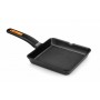 Poêle à Griller Lisse BRA EFFICIENT PLUS Noir Aluminium