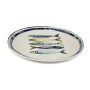 Assiette plate La Mediterránea Peixe 25,5 cm (24 Unités)