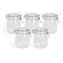 Pots Livoo Transparent Verre Borosilicaté 750 ml 5 Pièces