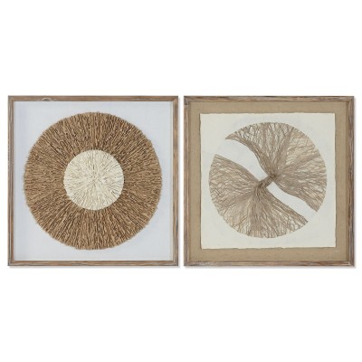Painting Home ESPRIT Paper Crystal 60 x 3 x 60 cm (2 Units)