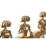 Decorative Figure Home ESPRIT Golden 20,5 X 13 X 25 CM (3 Units)