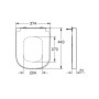 Toilet Seat Grohe White