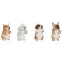Figurine Décorative Home ESPRIT Blanc Marron 8 x 8 x 14 cm (4 Unités)