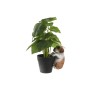 Figurine Décorative Home ESPRIT Blanc Marron 8 x 8 x 14 cm (4 Unités)