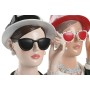 Figurine Décorative Home ESPRIT Noir Rouge Femme 17,5 X 14 X 27 CM (2 Unités)
