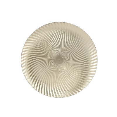 Decorative Plate Decoris Champagne Ø 33 x 1,5 cm