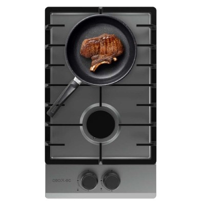 Plaque au gaz Cecotec Bolero Squad G 2200F Inox 5250 W 29 x 50 cm